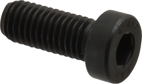 Low Head Socket Cap Screw: M10 x 1.5, 25 mm Length Under Head, Low Socket Cap Head, Hex Socket Drive, Alloy Steel, Black Oxide Finish MPN:531194PR