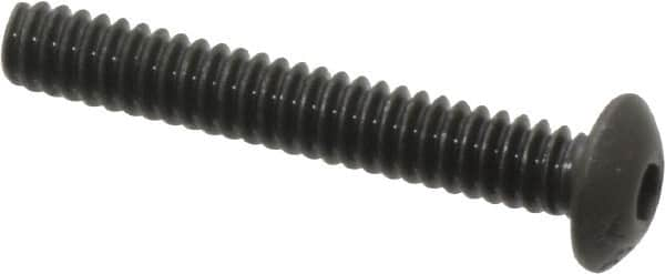 Button Socket Cap Screw: #4-40 x 3/4, Alloy Steel, Black Oxide Coated MPN:701031PR