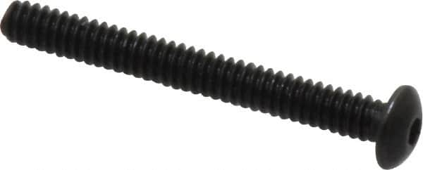 Button Socket Cap Screw: #4-40 x 1, Alloy Steel, Black Oxide Coated MPN:701033PR