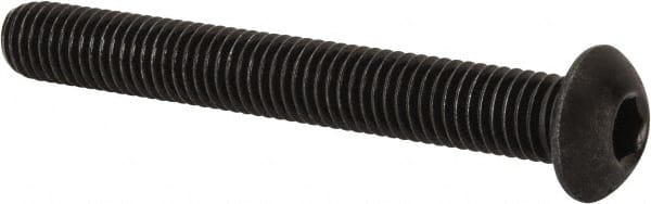 Button Socket Cap Screw: 1/2-13 x 4, Alloy Steel, Black Oxide Coated MPN:701207PR