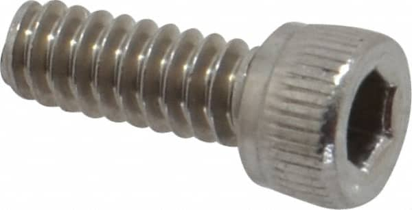 Hex Head Cap Screw: M4 x 0.70 x 10 mm, Grade 18-8 Stainless Steel, Zinc-Plated MPN:B52000582