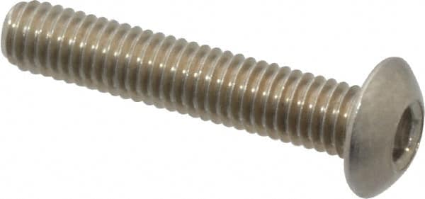 Button Socket Cap Screw: Stainless Steel, Uncoated MPN:BHS7X03016-050B