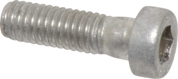 Low Head Socket Cap Screw: M6 x 1, 20 mm Length Under Head, Low Socket Cap Head, Hex Socket Drive, Stainless Steel, Uncoated MPN:LHS4X06020-050B