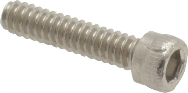 Hex Socket Cap Screw: #4-40 UNC, 3/32