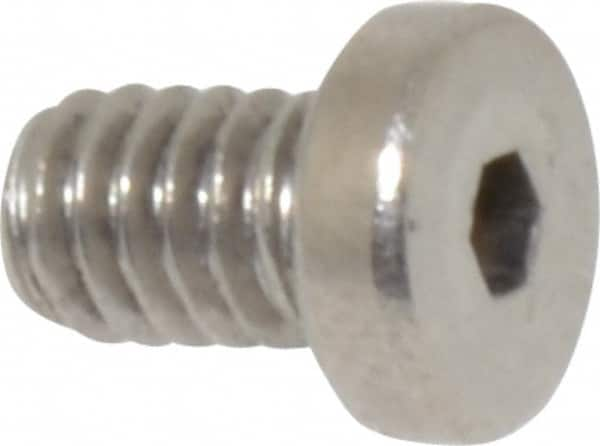 Low Head Socket Cap Screw: #8-32, 1/4