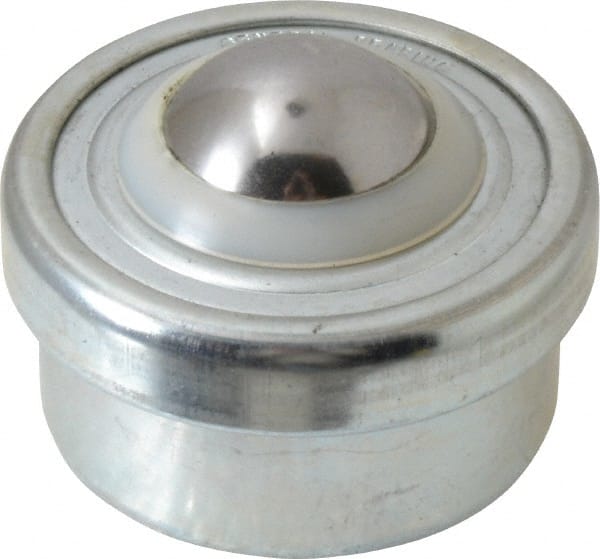 Ball Transfer: Carbon Steel, Round Base MPN:4233-01