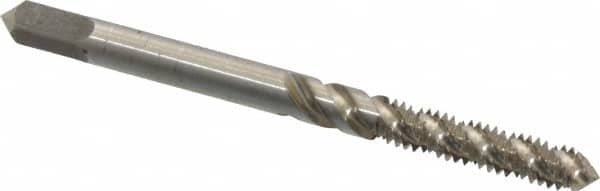 Spiral Flute Tap: #8-32, UNC, 3 Flute, Modified Bottoming, 2B Class of Fit, High Speed Steel, Bright/Uncoated MPN:MSC-04609731