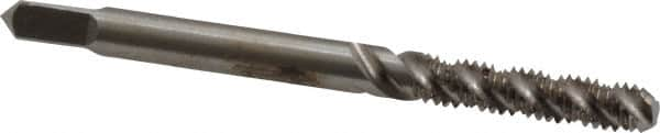 Spiral Flute Tap: #8-32 UNC, 3 Flutes, Bottoming, 2B Class of Fit, High Speed Steel, Bright/Uncoated MPN:MSC-04609749