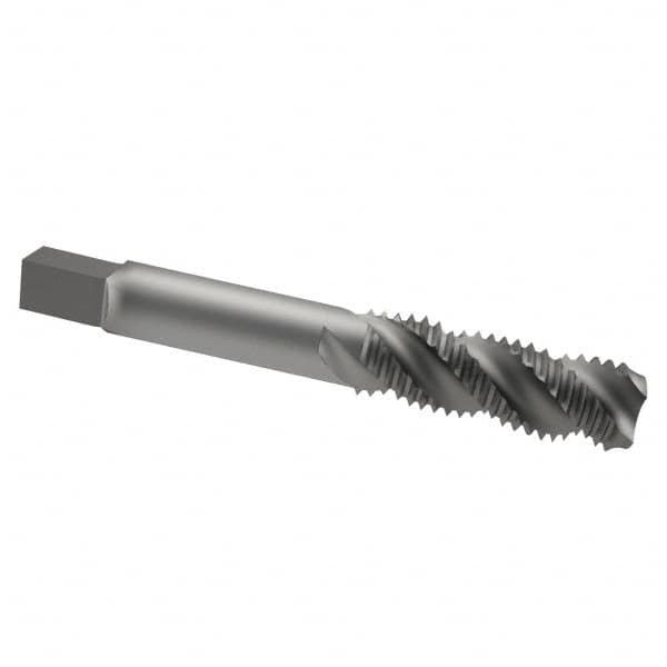 Spiral Flute Tap: 3/8-16, UNC, 3 Flute, Bottoming, 3B Class of Fit, High Speed Steel, Bright/Uncoated MPN:MSC-04619425