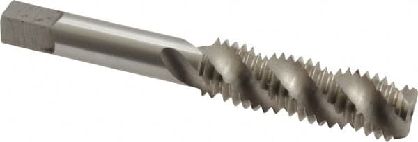 Spiral Flute Tap: 1/2-13 UNC, 3 Flutes, Bottoming, 3B Class of Fit, High Speed Steel, Bright/Uncoated MPN:MSC-04619631