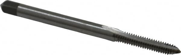 Spiral Point Tap: #5-40, UNC, 2 Flutes, Plug, 2B/3B, High Speed Steel, Bright Finish MPN:MSC-04505400