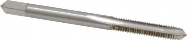Spiral Point Tap: #8-36 UNF, 2 Flutes, Plug, 2B/3B Class of Fit, High Speed Steel, Bright Finish MPN:MSC-04507364