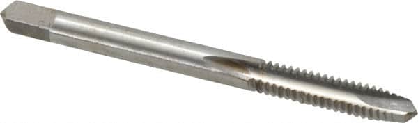 Spiral Point Tap: #10-24 UNC, 2 Flutes, Plug, High Speed Steel, Bright Finish MPN:MSC-04508248