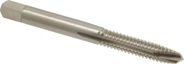 Spiral Point Tap: 1/4-20 UNC, 3 Flutes, Plug, High Speed Steel, Bright Finish MPN:MSC-04530218