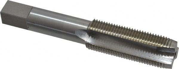 Spiral Point Tap: 3/4-16 UNF, 3 Flutes, Plug, 3B Class of Fit, High Speed Steel, Bright Finish MPN:MSC-04547162