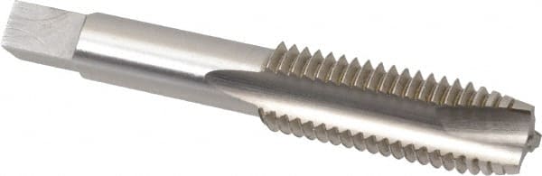 Spiral Point Tap: 5/8-11 UNC, 3 Flutes, Plug, 2B Class of Fit, High Speed Steel, Bright Finish MPN:MSC-04556114