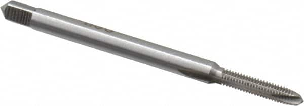 Spiral Point Tap: M2.6 x 0.45, Metric Coarse, 2 Flutes, Plug, High Speed Steel, Bright Finish MPN:MSC-04997136