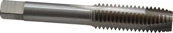 Spiral Point Tap: 9/16-12 UNC, 3 Flutes, Plug, High Speed Steel, Bright Finish MPN:JY63328306