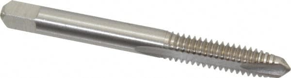 Spiral Point Tap: 1/4-20, UNC, 2 Flutes, Plug, High Speed Steel, Bright Finish MPN:JY8962607