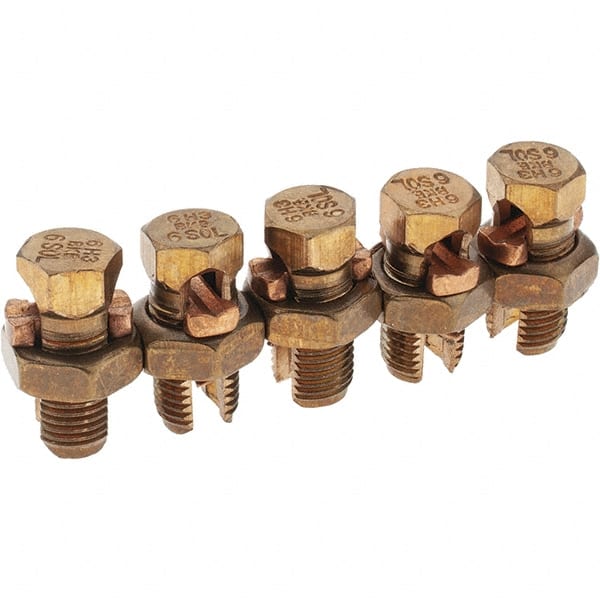 10 to 6 AWG, Bronze Alloy, Split Bolt Connector MPN:BD-C416507