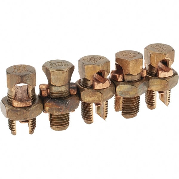 8 to 4 AWG, Bronze Alloy, Split Bolt Connector MPN:BD-C416508