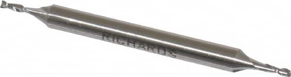 Square End Mill: 1/16'' Dia, 3/16'' LOC, 3/16'' Shank Dia, 2-1/4'' OAL, 2 Flutes, Cobalt MPN:540-0062