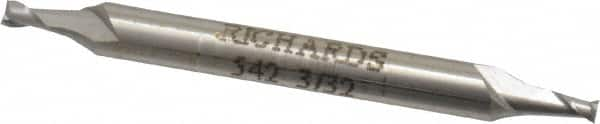 Square End Mill: 3/32'' Dia, 9/64'' LOC, 3/16'' Shank Dia, 2'' OAL, 2 Flutes, Cobalt MPN:542-0093