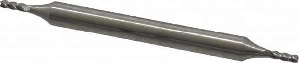 Square End Mill: 1/16'' Dia, 3/16'' LOC, 3/16'' Shank Dia, 2-1/4'' OAL, 4 Flutes, Cobalt MPN:547-0062