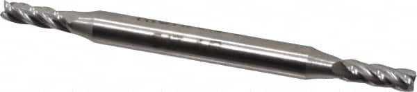 Square End Mill: 1/8'' Dia, 3/8'' LOC, 3/16'' Shank Dia, 2-1/4'' OAL, 4 Flutes, Cobalt MPN:547-0125