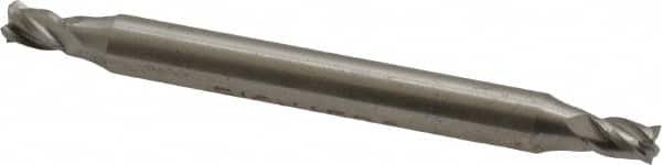 Square End Mill: 1/8'' Dia, 3/16'' LOC, 3/16'' Shank Dia, 2'' OAL, 4 Flutes, Cobalt MPN:549-0125