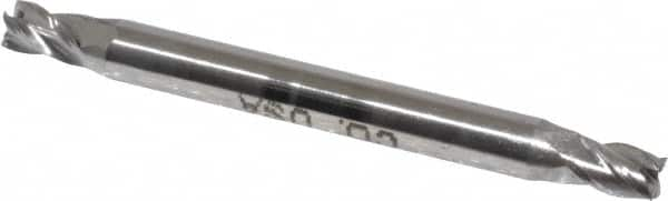 Square End Mill: 5/32'' Dia, 15/64'' LOC, 3/16'' Shank Dia, 2'' OAL, 4 Flutes, Cobalt MPN:549-0156