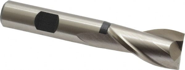 Square End Mill: 11/16'' Dia, 1-5/16'' LOC, 1/2'' Shank Dia, 3-5/16'' OAL, 2 Flutes, High Speed Steel MPN:720-1057