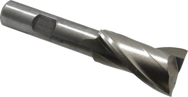 Square End Mill: 7/8'' Dia, 1-1/2'' LOC, 1/2'' Shank Dia, 3-1/2'' OAL, 2 Flutes, High Speed Steel MPN:720-1081