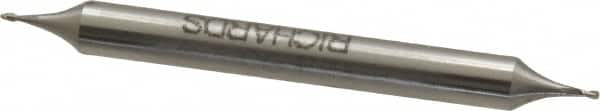 Square End Mill: 1/32'' Dia, 3/64'' LOC, 3/16'' Shank Dia, 2'' OAL, 2 Flutes, High Speed Steel MPN:842-0031