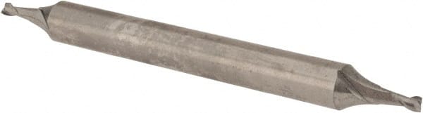 Square End Mill: 1/16'' Dia, 3/32'' LOC, 3/16'' Shank Dia, 2'' OAL, 2 Flutes, High Speed Steel MPN:842-0062