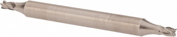 Square End Mill: 3/32'' Dia, 9/64'' LOC, 3/16'' Shank Dia, 2'' OAL, 4 Flutes, High Speed Steel MPN:849-0093