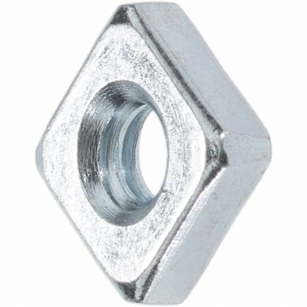 Square Nuts, Material: Steel , Thread Size: #10-24 , Finish: Zinc , Thread Direction: Right Hand , Thread Size (Inch): #10-24  MPN:SQMSNI2-100-100