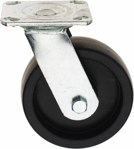 Swivel Top Plate Caster: Polypropylene, 6