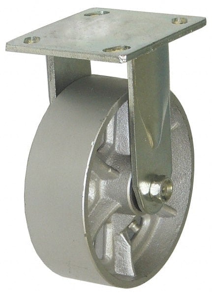 Rigid Top Plate Caster: Semi-Steel, 4