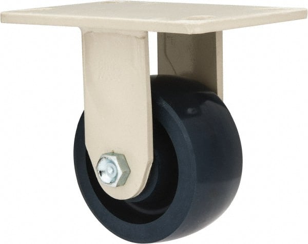 Rigid Top Plate Caster: Polyurethane, 4