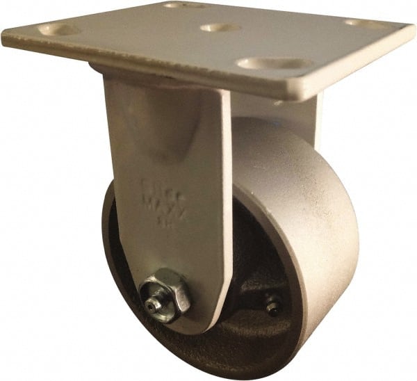 Rigid Top Plate Caster: Semi-Steel, 4