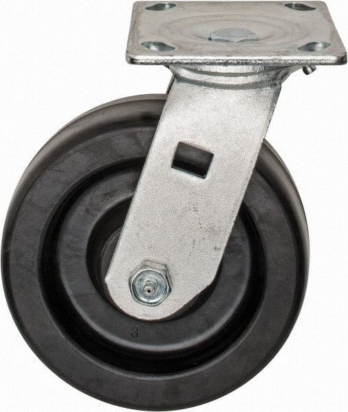 Swivel Top Plate Caster: Phenolic, 6