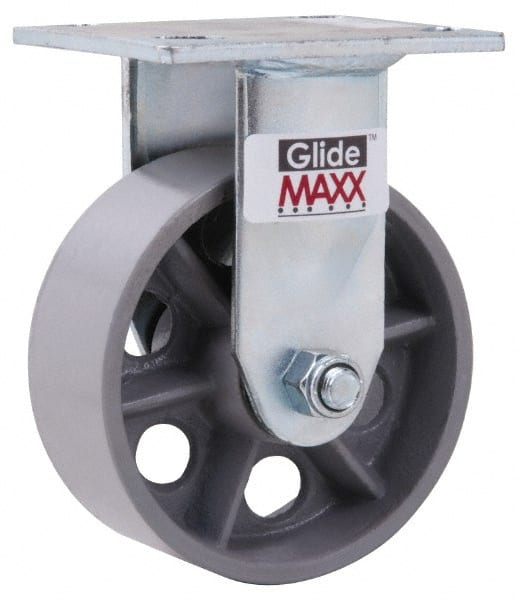 Rigid Top Plate Caster: Semi-Steel, 5