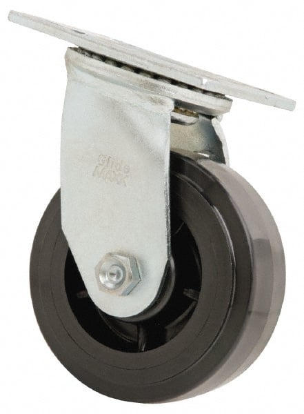 Swivel Top Plate Caster: Polyolefin, 5