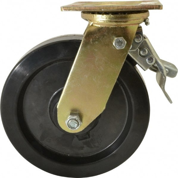 Swivel Top Plate Caster: Phenolic, 8