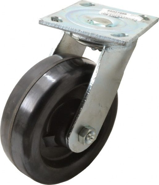 Swivel Top Plate Caster: Phenolic, 6