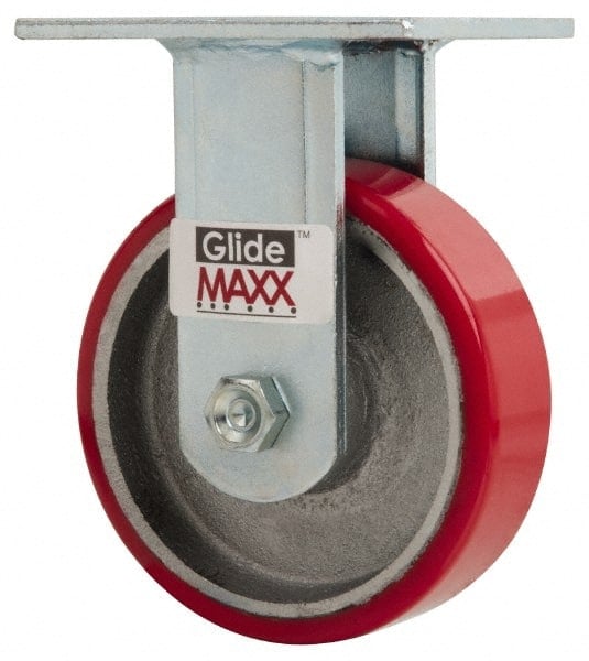 Rigid Top Plate Caster: Polyurethane, 5