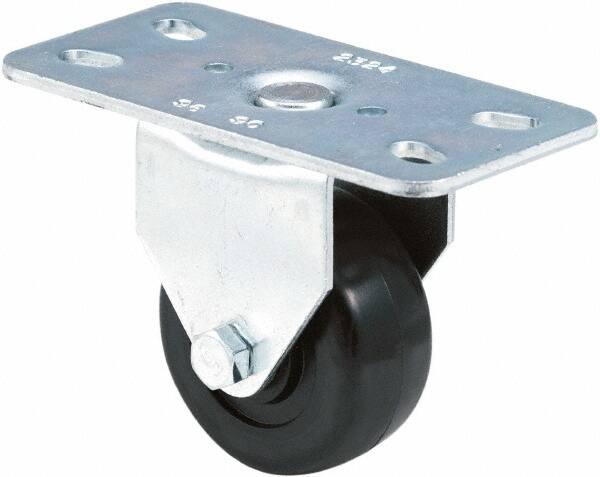 Rigid Top Plate Caster: Polypropylene, 5