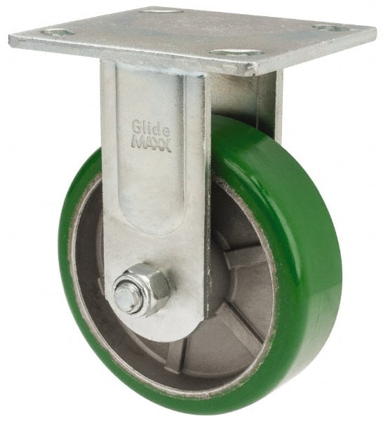 Rigid Top Plate Caster: Polyurethane, 5