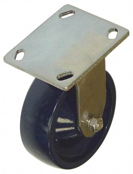 Rigid Top Plate Caster: Polyurethane, 4